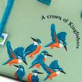 RSPB Kingfisher lunch bag, Flock collection product photo side T