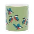 RSPB Kingfisher mug, Flock collection product photo side T