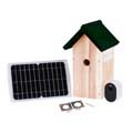 Solar-powered wireless wifi nest camera with nest box product photo side T