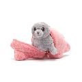 Zooprise Seal in shell plush product photo side T