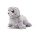 Zooprise Seal in shell plush product photo back T