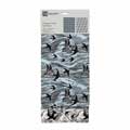 Swallows and sea organic cotton tea towel, set of 2 product photo back T
