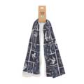 RSPB Swift meadow organic cotton lightweight scarf product photo back T