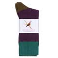 Turtle Dove merino socks by Silverstick & Matt Sewell, size 4-7 product photo side T