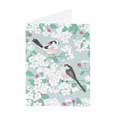 Long-tailed Tits & blossom mini notecards product photo back T