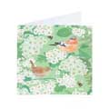 White blossom square notecards, pack of 10 product photo back T