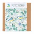 White blossom square notecards, pack of 10 product photo front T