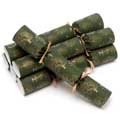 RSPB Chocolate Robins plastic-free Christmas crackers, box of six product photo front T