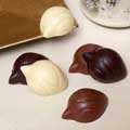 RSPB Chocolate Robins plastic-free Christmas crackers, box of six product photo ai5 T