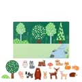 Woodland animal magnetic picture board product photo side T
