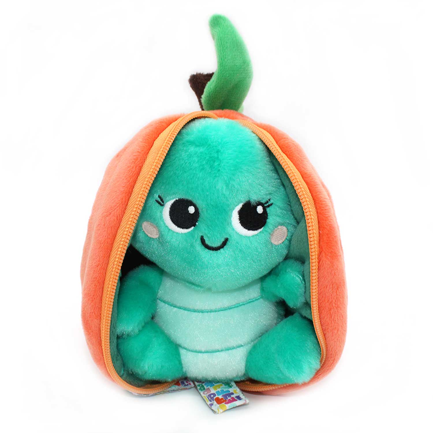Flipetz Turtle Peach Hideaway Plush Toy